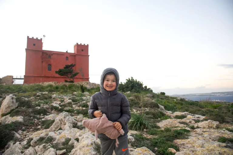 Hiking in Malta with kids